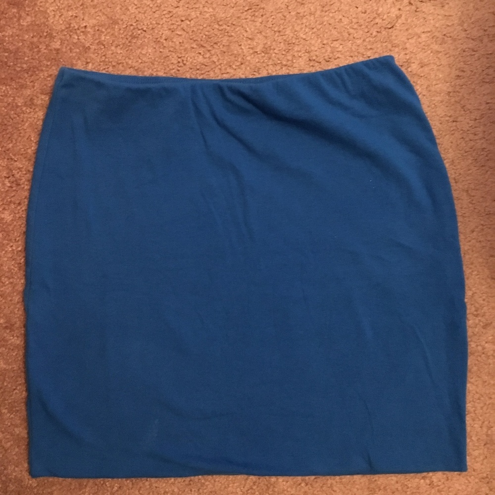 Blue Mini Skirt